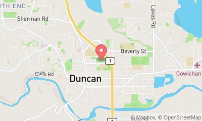 map, Cowichan Valley Capitals Hockey Club