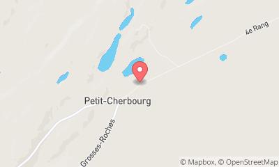 map, Pourvoirie de la Gaspésie