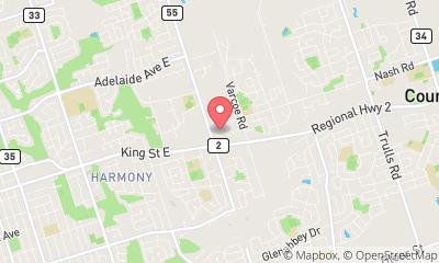 map, Courtice Limo Service
