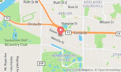 map, SaskExpress Studio - Saskatoon