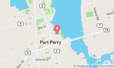 map, Meta4 Contemporary Craft Gallery Port Perry