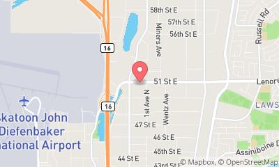 map, Saskatoon Sports Exchange