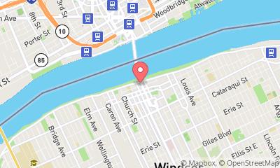 map, Holiday Inn Express Windsor Waterfront, an IHG Hotel