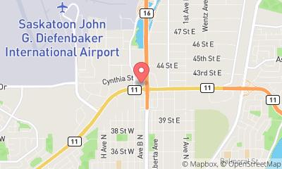 map, Aqua Adventure Water Park Travelodge Hotel Saskatoon