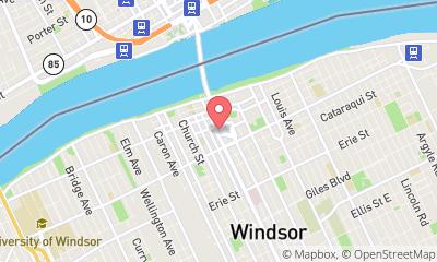 map, Four Points by Sheraton Windsor Downtown