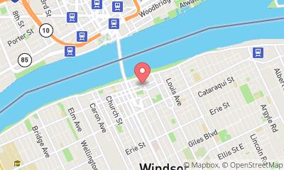 map, Spago Caesars Windsor
