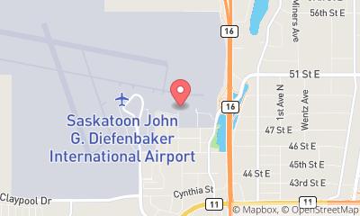 map, Lockhart Aviation Services Saskatoon