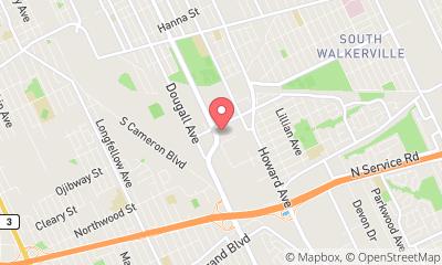 map, Howard Johnson Plaza by Wyndham Windsor