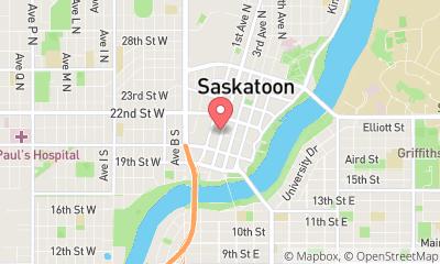 map, Silver's Local Liquor Store Saskatoon