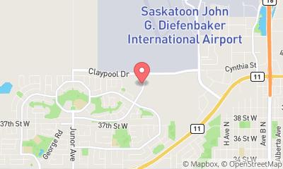 map, The Canadian Brewhouse (Saskatoon West)