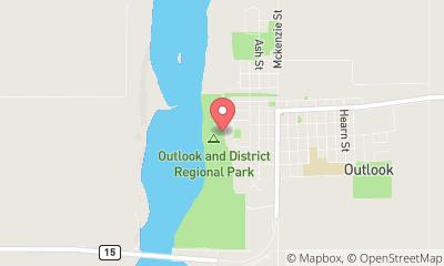 map, Outlook & District Regional Park