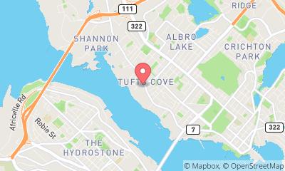 map, Woods Limousine Inc