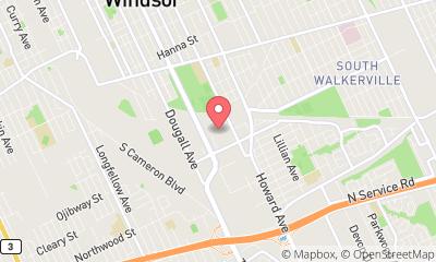 map, Windsor Squash & Fitness Club