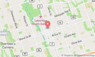 map, Holiday Inn Express & Suites Oshawa Downtown - Toronto Area, an IHG Hotel