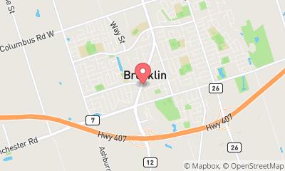 map, Brooklin Village Beauty & Wellness