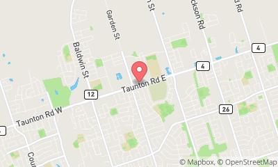 map, Hand & Stone Massage and Facial Spa - Whitby