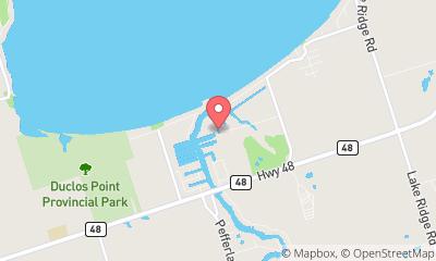 map, Flying Bridge Marina