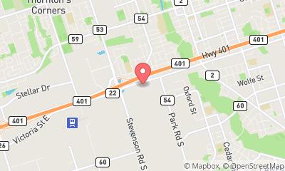 map, Firearms Experience Canada