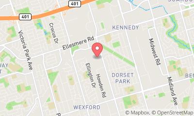 map, Archery Academy of Canada