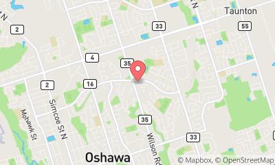 map, Whitby Airport Limousine