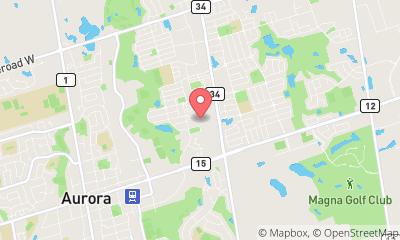 map, Cineplex Odeon Aurora Cinemas