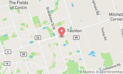 map, Cineplex Odeon Oshawa Cinemas