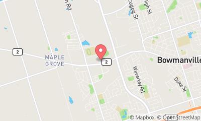 map, Cineplex Odeon Clarington Place Cinemas