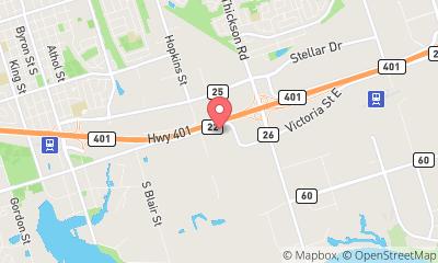 map, Aspire Climbing Whitby