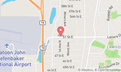 map, Minhas Sask Distillery, Winery & Brewery