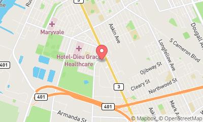 map, Holiday Inn & Suites Windsor (Ambassador Bridge)