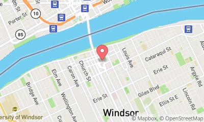map, Ontario Travel Information Centre - Windsor