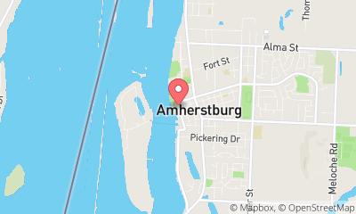 map, Town Of Amherstburg Visitor Information Center