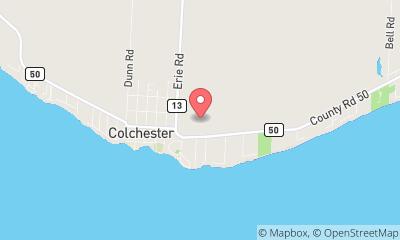 map, CREW - Colchester Ridge Estate Winery