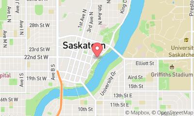 map, Travel Masters Saskatoon