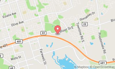 map, Courtyard by Marriott Oshawa