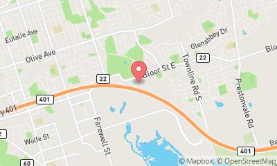 map, TownePlace Suites by Marriott Oshawa