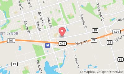 map, Residence Inn by Marriott Whitby