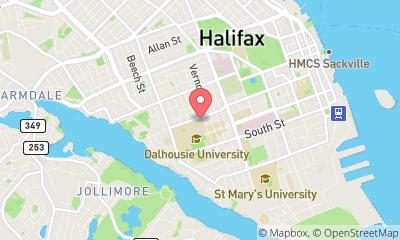 map, Dalhousie University Residence Office