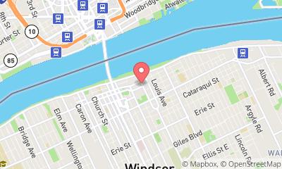 map, Caesars Windsor Parking Garage Entrance