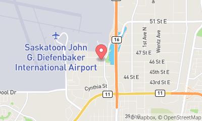 map, TForce Logistics - Saskatoon