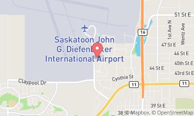 map, Courtyard by Marriott Saskatoon Airport