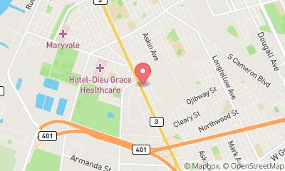 map, Hampton Inn & Suites by Hilton Windsor