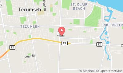 map, Holiday Inn Express & Suites Windsor East – Lakeshore, an IHG Hotel