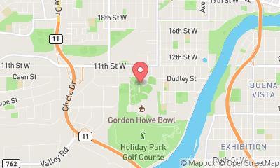 map, Clarence Downey Speed Skating Oval