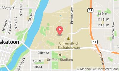map, Western College of Veterinary Medicine