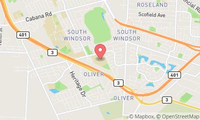 map, Académie Ste-Cécile Dance Studio - South Windsor