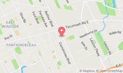 map, Edmunds Towers School of Dance