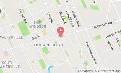 map, True Fitness Windsor