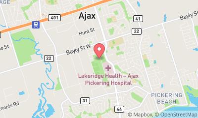 map, Ajax Winter Tennis