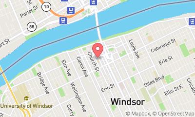 map, Windsor Express Basketball